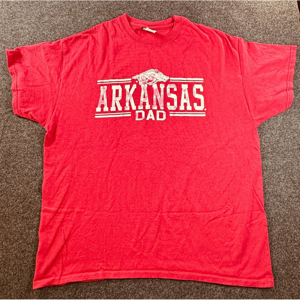 Arkansas Razorbacks Dad Graphic T Shirt Mens XL MV Sport‎